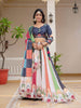 Teeya Creation Multi Colour Creap Silk Navratry Special Lehenga Choli - Distacart