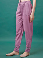 Thumbnail for Embroidered Kurta With Pant & Embroidered Organza Dupatta, Multicolor - Hiral Fashion - Distacart