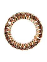 Thumbnail for Handcrafted Heavy Bangle - Ruby Raang