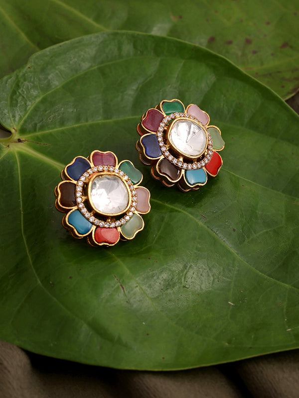 Round Multi Studs - Ruby Raang