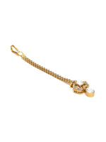 Thumbnail for Kundan Maang Tikka with Diamonds - Ruby Raang