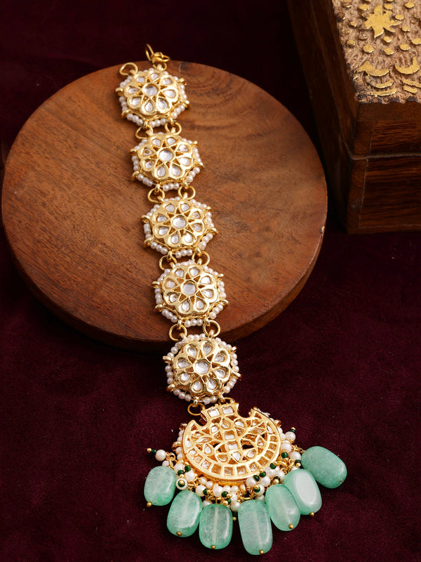 Kundan Maang Tikka - Ruby Raang