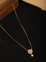 Thumbnail for Long Kundan Necklace - Ruby Raang