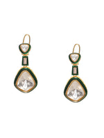 Thumbnail for Kundan and Meenakari Earrings - Ruby Raang