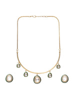 Thumbnail for Hasli Neckpiece with Studs - Ruby Raang