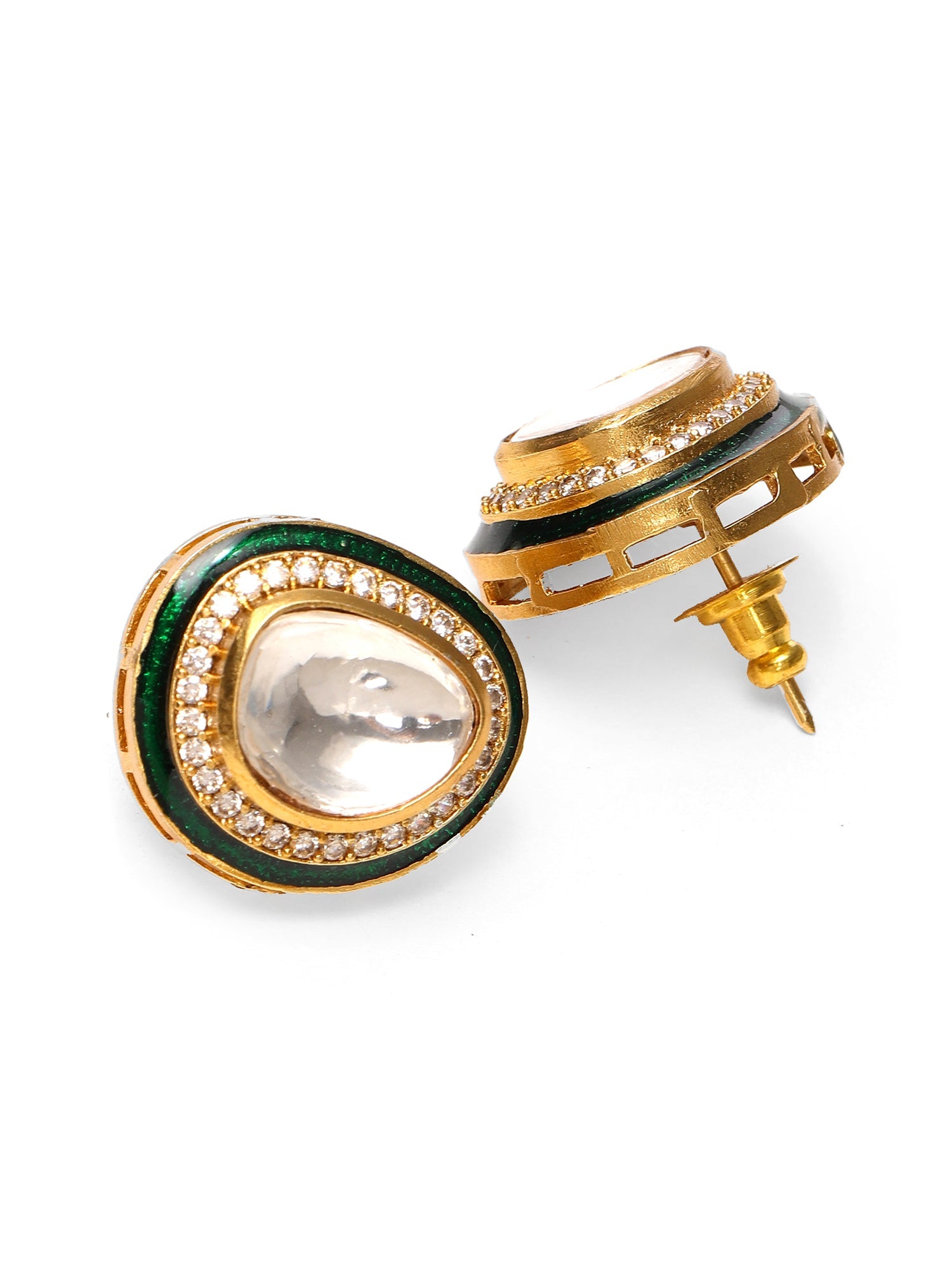 Hasli Neckpiece with Studs - Ruby Raang