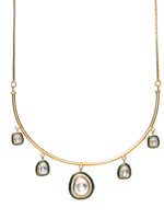 Thumbnail for Hasli Neckpiece with Studs - Ruby Raang