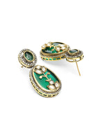 Thumbnail for Long Pearl Layered Necklace with Pendant and Matching Earrings - Ruby Raang
