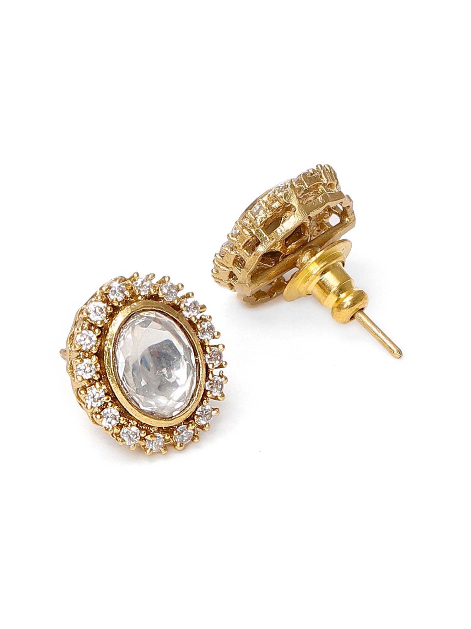 Kundan Hasli with Matching Studs - Ruby Raang