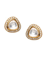 Thumbnail for Hasli with Kundan & Mossainite & Matching Studs - Ruby Raang