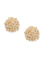Thumbnail for Round Pearl Studs - Ruby Raang