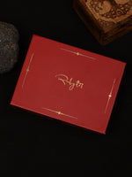 Thumbnail for Green Stone & Clear Patchi Kundan in Pearl Kamar Band - Ruby Raang