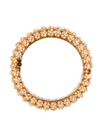 Thumbnail for Handcrafted Pearl Heavy Bangles (set of 2) - Ruby Raang