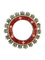 Thumbnail for Meenakari Handcrafted Heavy Bangle - Ruby Raang