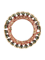 Thumbnail for Red Meenakari Handcrafted Heavy Bangle - Ruby Raang