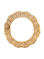 Thumbnail for Golden Pearl Handcrafted Heavy Bangle - Ruby Raang