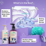 Thumbnail for mCaffeine Blueberry Escape Bath & Body Gift Kit Set