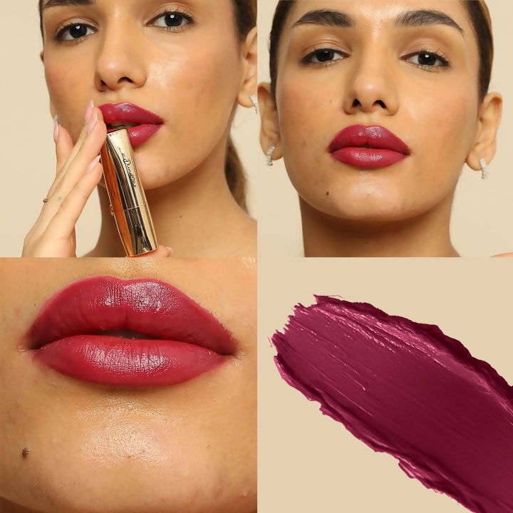 Dunamiss Matilda Deep Mauve Satin Lipstick - Distacart