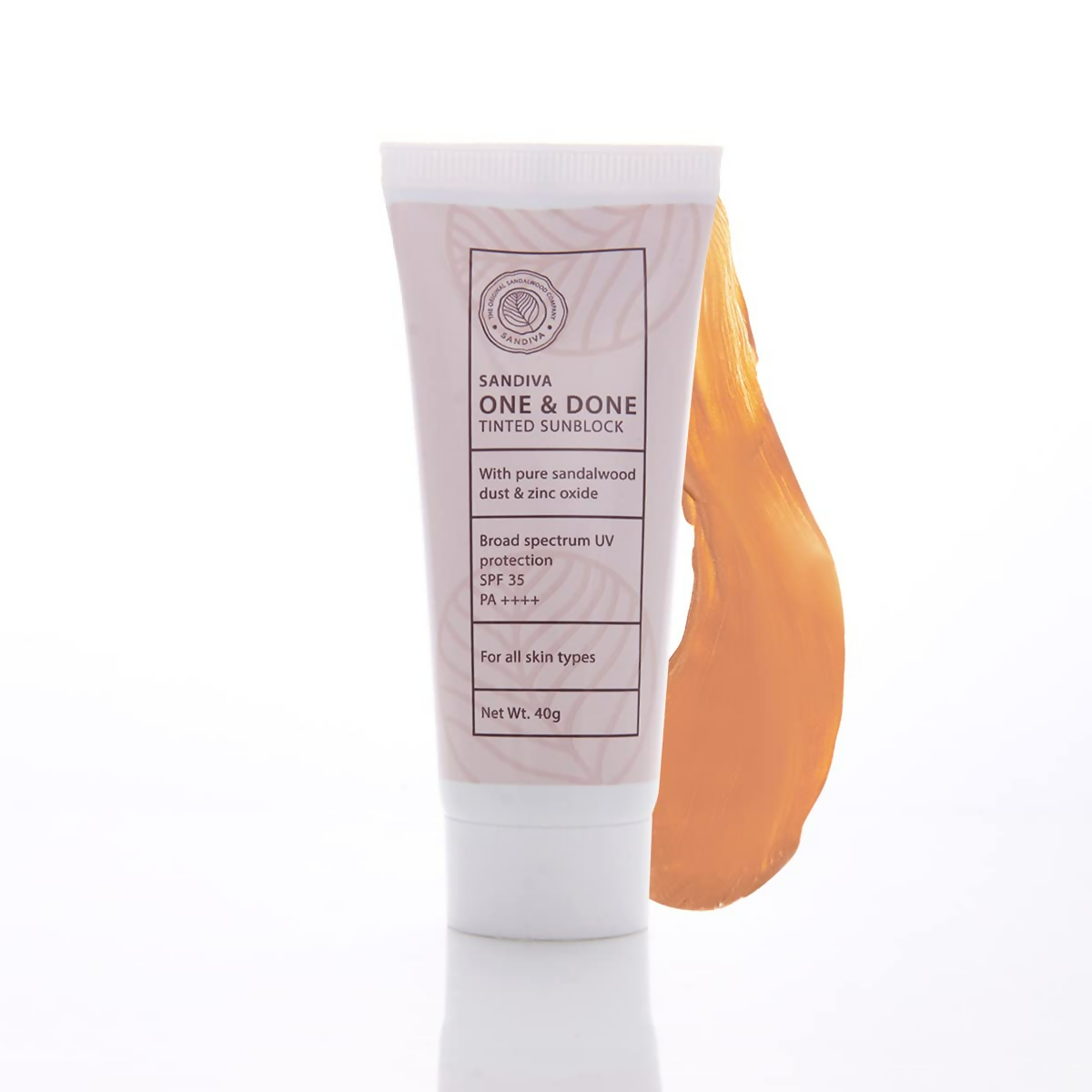 Sandiva One & Done Tinted Sunscreen With Zinc Oxide, SPF 35 PA++++, No White Cast - Tint 11 - Distacart