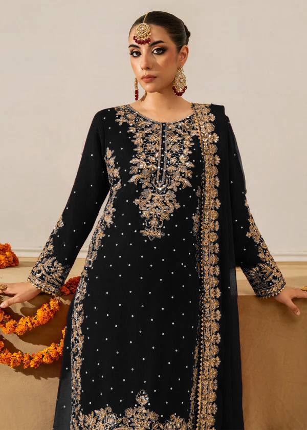 Lehenga Mart Designer Plazzo Suit For Women-Black - Distacart
