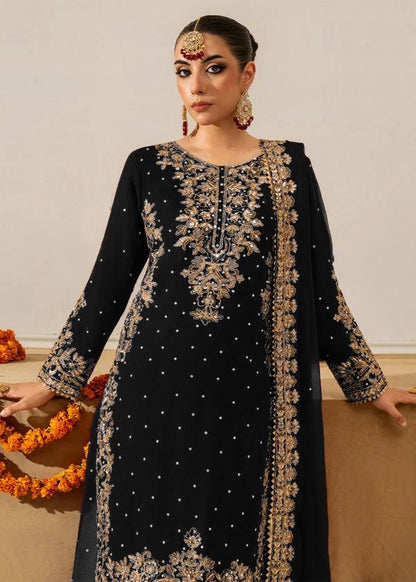 Lehenga Mart Designer Plazzo Suit For Women-Black - Distacart