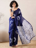 Thumbnail for NOZ2TOZ Women's Bhagalpuri Silk Purple Printed Designer Saree With Blouse Piece - Distacart