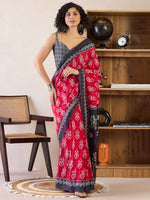 Thumbnail for NOZ2TOZ Women's Cotton Pink Printed Ready to Wear With Blouse Piece - Distacart