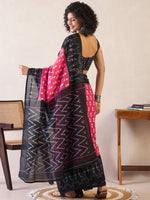 Thumbnail for NOZ2TOZ Women's Cotton Pink Printed Ready to Wear With Blouse Piece - Distacart