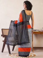 Thumbnail for NOZ2TOZ Women's Cotton Grey Printed Ready to Wear With Blouse Piece - Distacart