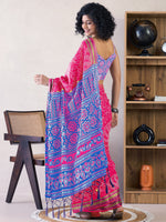 Thumbnail for NOZ2TOZ Women's Cotton Pink Printed Ready to Wear With Blouse Piece - Distacart