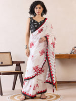 Thumbnail for NOZ2TOZ Women's Cotton White Printed Ready to Wear With Blouse Piece - Distacart