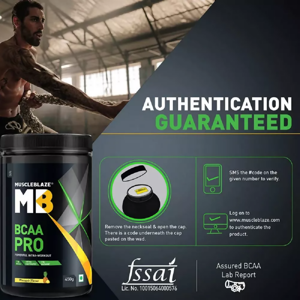 MuscleBlaze BCAA Pro Fruit Punch - Distacart