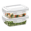 Borosil Klip N Store Glass Storage Containers - Set of 2 - Dista