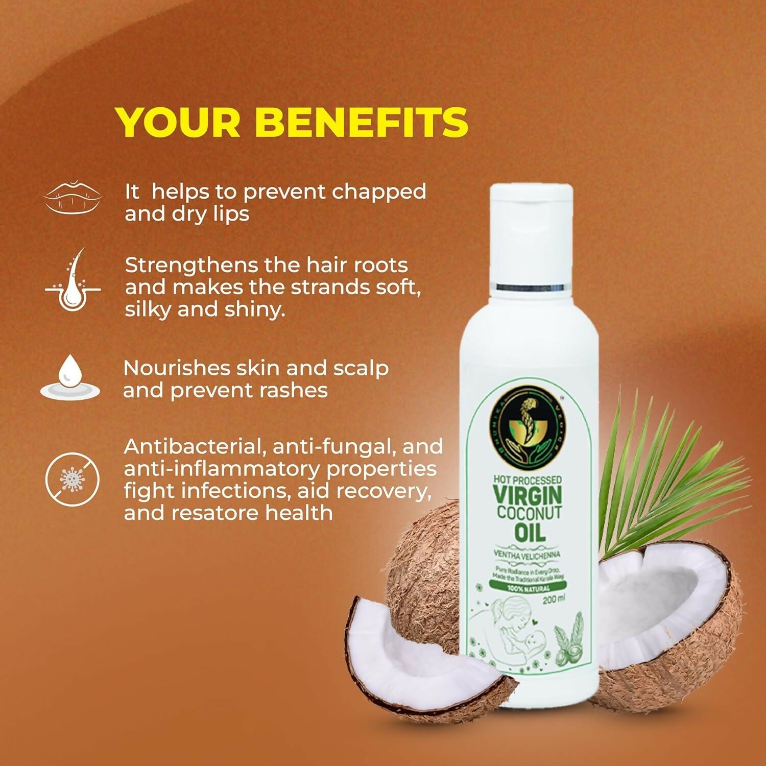 Bhumika Vedics Hot processed Virgin Coconut Oil - Distacart