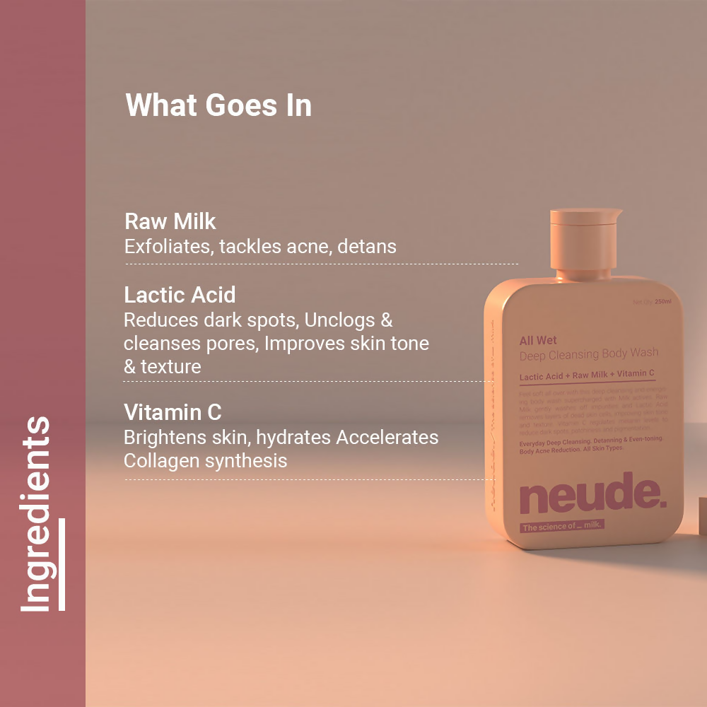 Neude Gentle Daily Body Wash Shower - Distacart