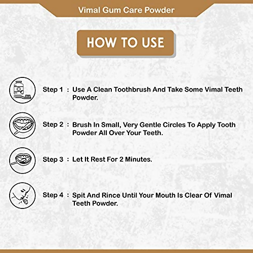 Kisra Vimal Teeth Whitening Powder - Distacart