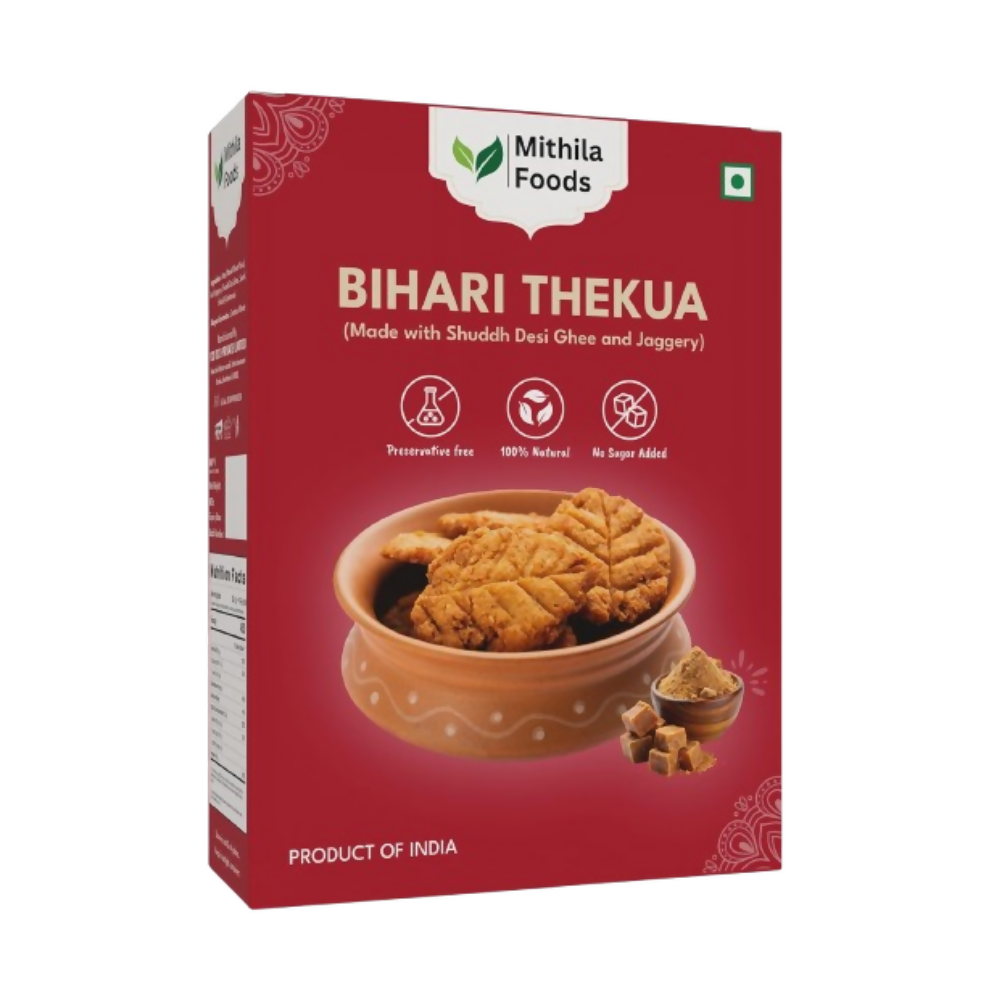 Mithila Foods Thekua With Jaggery & Shuddh Desi Ghee