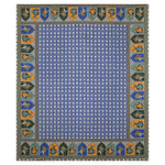 Thumbnail for Rudra Bazaar Multicolour 210 TC Cotton Double King Bedsheet With 2 Pillow Covers