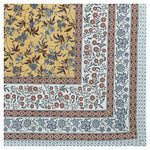 Thumbnail for Rudra Bazaar Multicolour 210 TC Cotton Double King Bedsheet With 2 Pillow Covers
