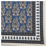 Thumbnail for Rudra Bazaar Multicolour 210 TC Cotton Double King Bedsheet With 2 Pillow Covers