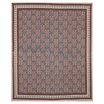 Thumbnail for Rudra Bazaar Multicolour 210 TC Cotton Double King Bedsheet With 2 Pillow Covers