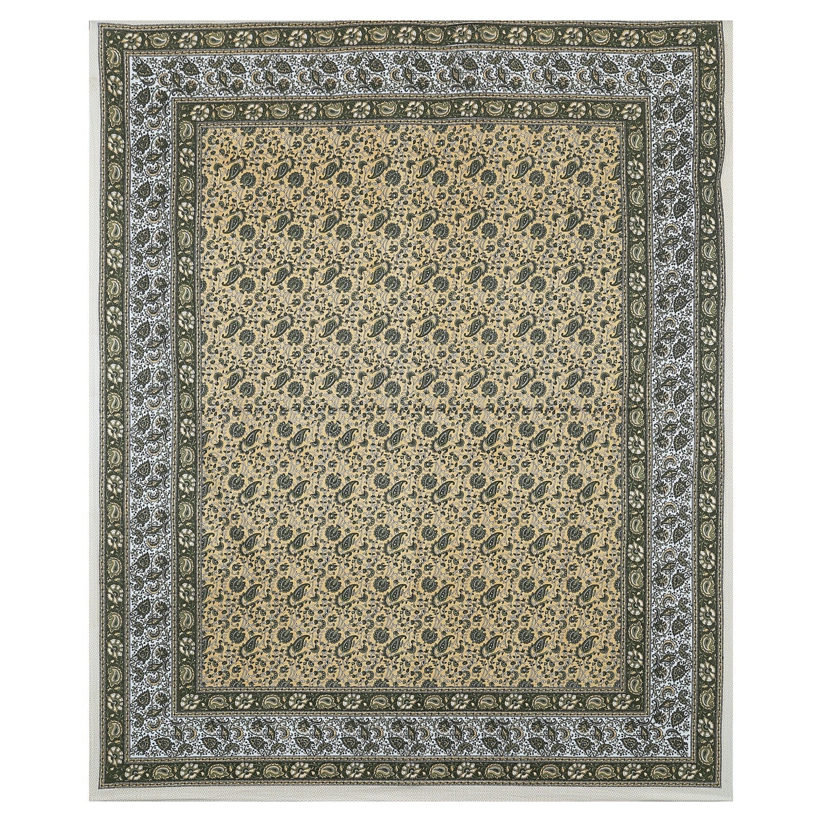 Rudra Bazaar Multicolour 210 TC Cotton Double King Bedsheet With 2 Pillow Covers - Distacart