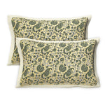Thumbnail for Rudra Bazaar Multicolour 210 TC Cotton Double King Bedsheet With 2 Pillow Covers