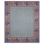 Thumbnail for Rudra Bazaar Multicolour 210 TC Cotton Double King Bedsheet With 2 Pillow Covers
