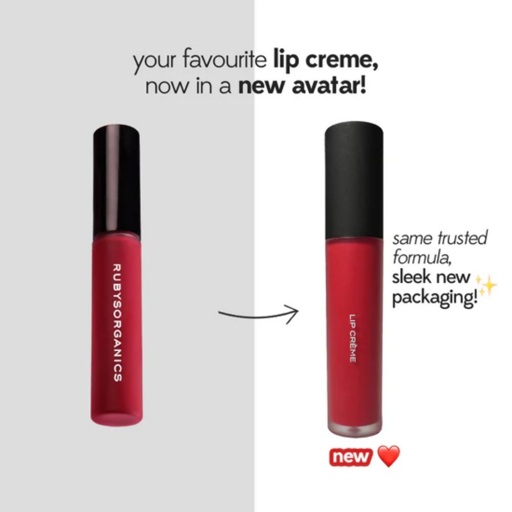 Ruby's Organics Lip Crème - Scarlet - Distacart