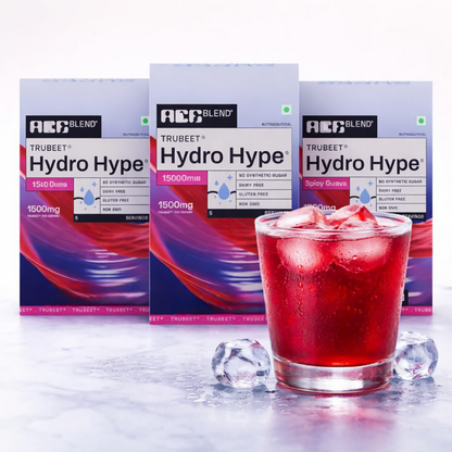 Ace Blend Hydro Hype Electrolyte Drink Mix - Java Plum, Spicy Guava, Lemon Raspberry - Dista