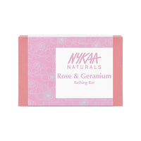 Thumbnail for Nykaa Naturals Rose & Geranium Balancing Bathing Soap - Distacart
