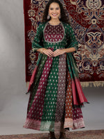 Thumbnail for AURELIA Women Ethnic Motifs Printed Maxi Dress