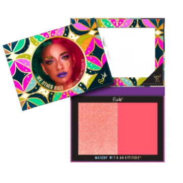 Rude Cosmetics My Other Half Duo Shade Face Palette - Pearadox Conundrum - Distacart
