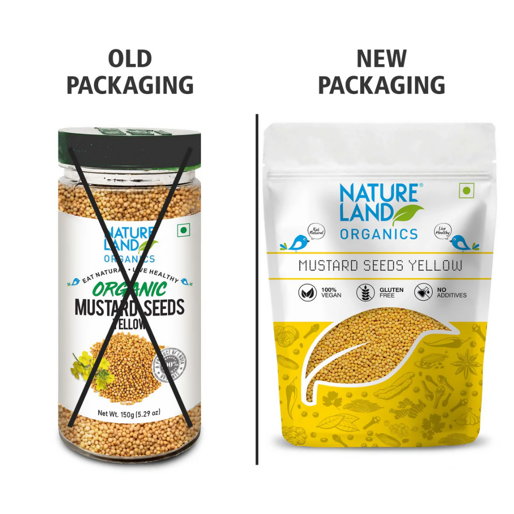 Nature Land Organics Mustard Yellow - Distacart